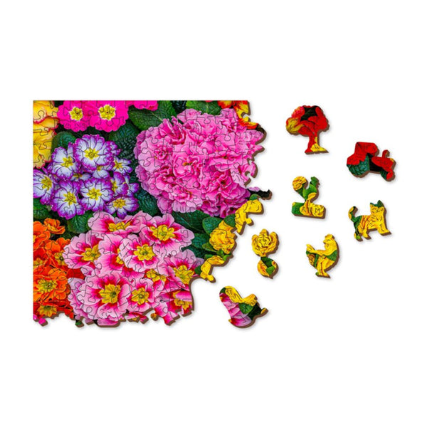 Puzzle 500 Flores Floreciendo Wooden City