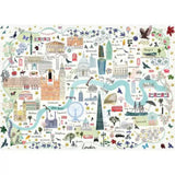 Puzzle 1000 Piezas Map Of London (1)