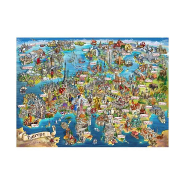 Puzzle 1000 Piezas Exploring Europe (1)