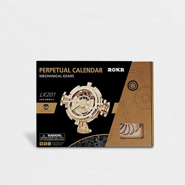 Calendario Perpetuo de Madera Robotime (1)