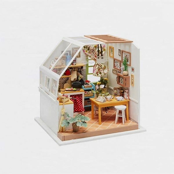 Habitación Cocina Madera DIY en Miniatura
