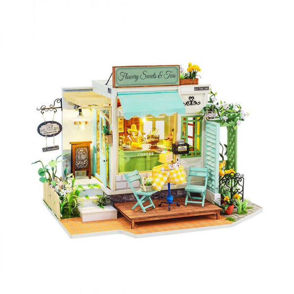 Habitación Miniatura Té y Dulces Florales Robotime