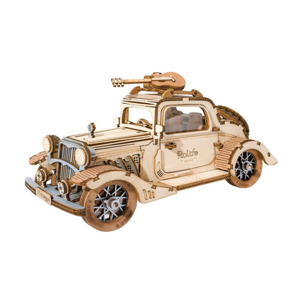 Maqueta Madera Instrumento Musical Coche Vintage Robotime