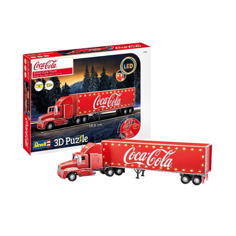 Puzzle 3D Coca Cola Truck LED Edition Revell (5)