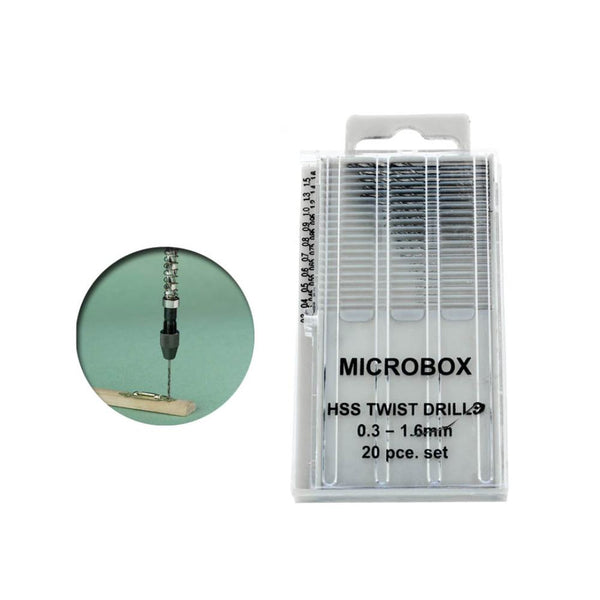 Set 20 Minibrocas 0.3-1.6mm Vallejo