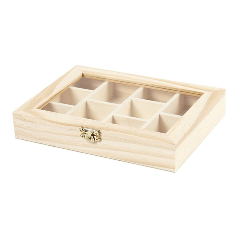Caja de madera premium 3 con tapa DE MADERA 24,5x18x10,5cm Caja de madera premium 3 con tapa DE MADERA 24,5x18x10,5cm