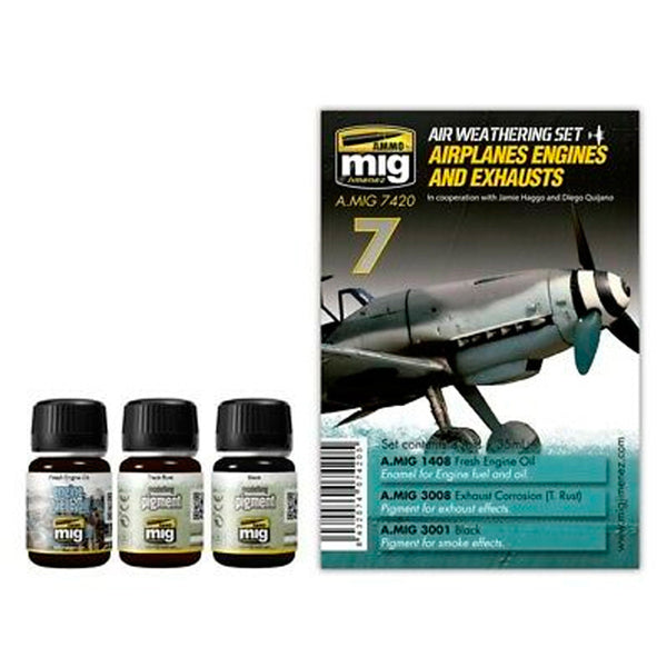 Set Weathering Airplanes Engines and Exhaus Ammo