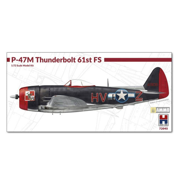 Avión P-47M Thunderbolt 61ST Escuadrón de Caza 1/72