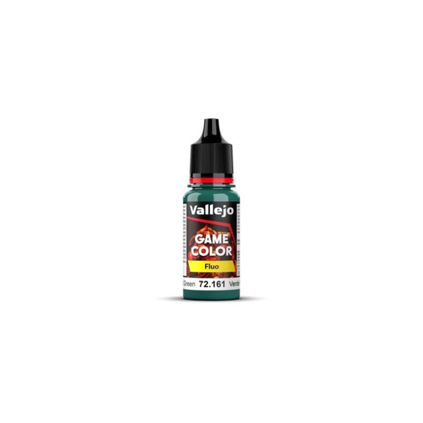 Pintura Game Color Fluo Verde Frío Fluorescente 18ml Vallejo