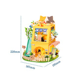 Maqueta Miniature Cat House Robotime (4)