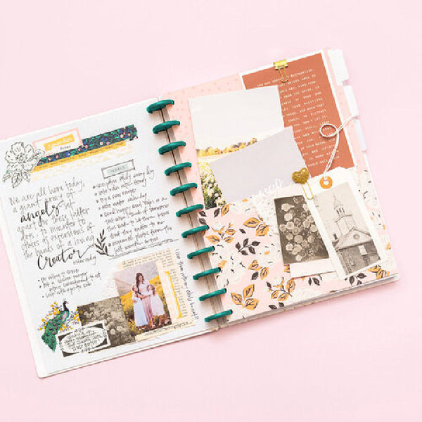 Journal Disc Planner Day to Day AC by Maggie Holmes Checkerboard We R Makers (1)