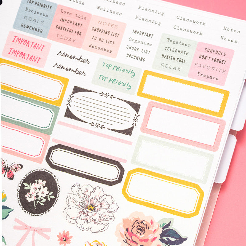 Journal Disc Planner Day to Day AC by Maggie Holmes Floral We R Makers (3)