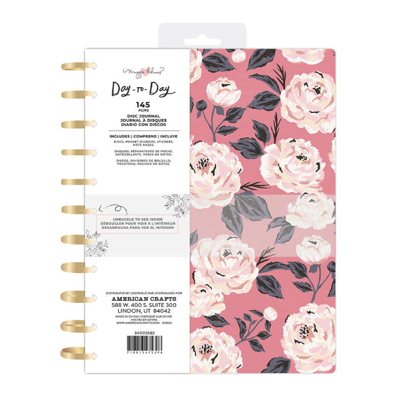 Journal Disc Planner Day to Day AC by Maggie Holmes Floral We R Makers