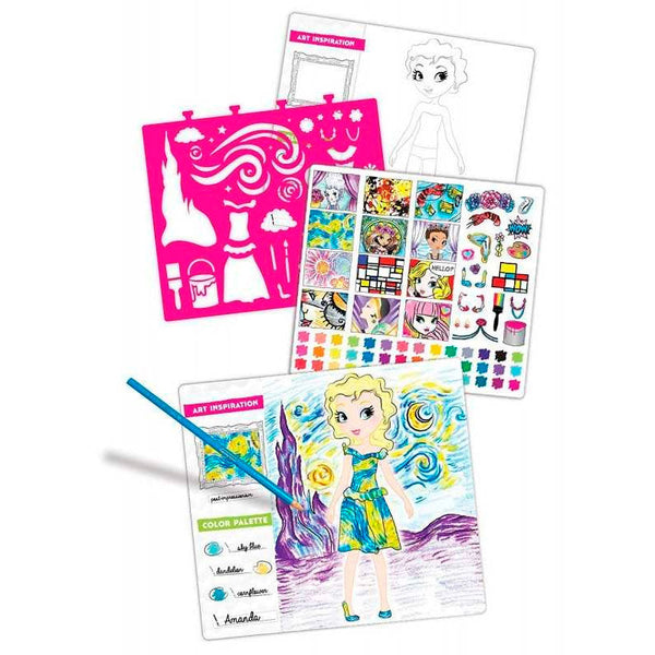 Álbum de Pegatinas y Bocetos Arte y Moda Crayola (1)