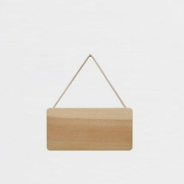 Tabla de Madera con Cordón 21x11cm Artemio