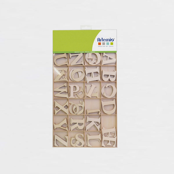 Alfabeto de Madera 6cm 130 uds Artemio