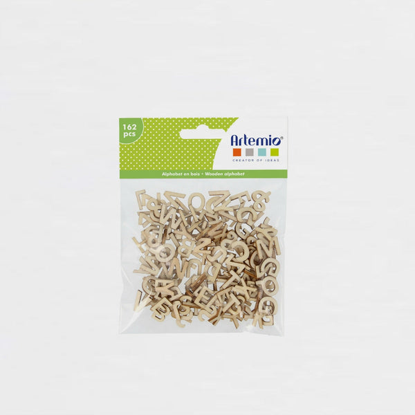 Alfabeto de Madera 162uds Artemio