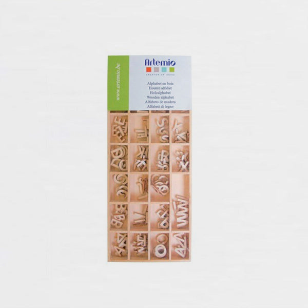 Mini Alfabeto de Madera 162 uds Artemio