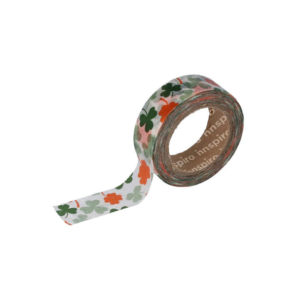 Washi Tape Trébol Floral 15mmx10m