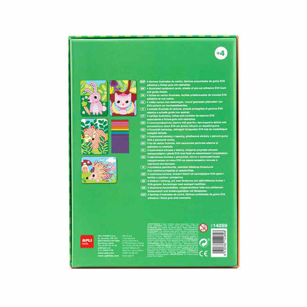 Juego Mosaico Animales con Goma Eva Apli Kids (1)