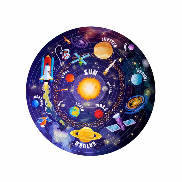 Puzzle Circular Sistema Solar 48 Piezas Apli Kids