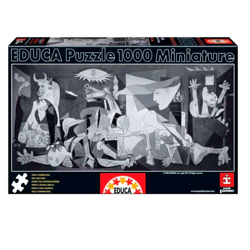 Puzzle 1000 Piezas Guernica Picasso Miniatura Educa