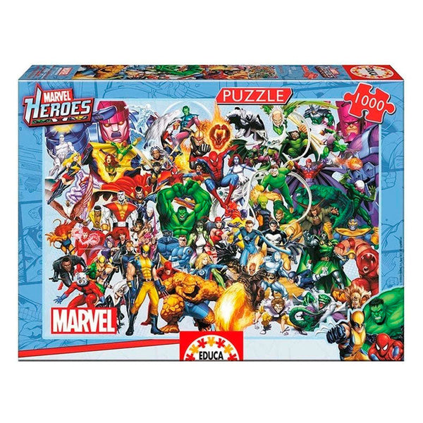 Puzzle 1000 Piezas Héroes Marvel Educa