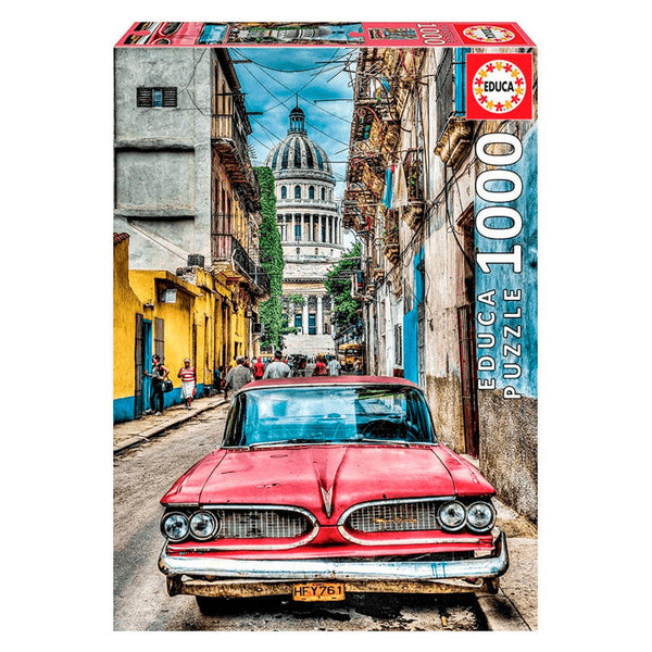 Puzzle 1000 Piezas Coche en la Habana Educa