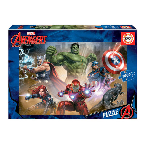 Puzzle 1000 Piezas Mapamundi Físico Neón Educa