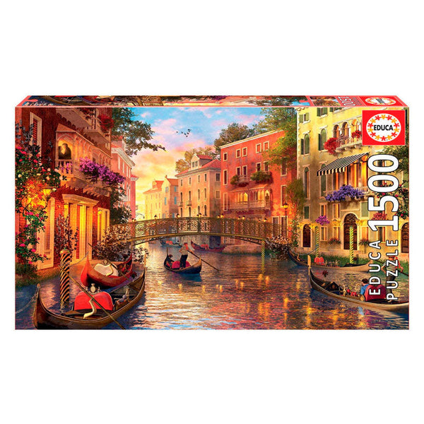 Puzzle 1000 Piezas Atardecer en Venecia Educa