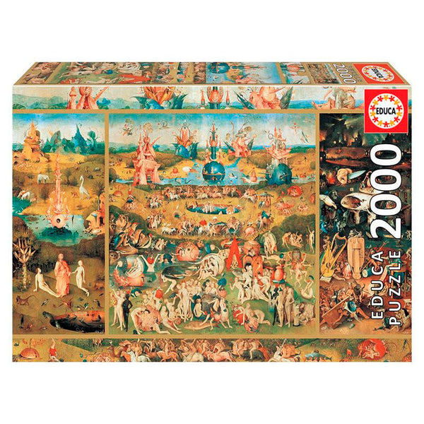 Puzzle 2000 Piezas El Jardín de las Delicias Educa