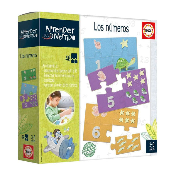 Puzzle Los Números Aprender es Divertido Educa