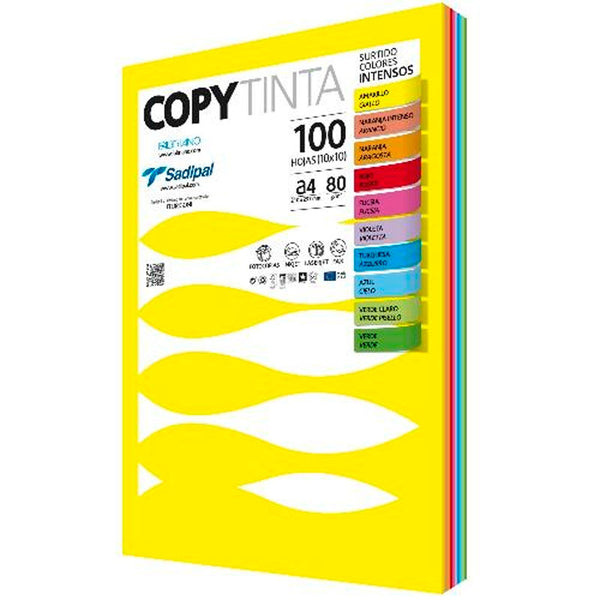 Folios de Colores A4 100 Hojas 80gr CopyTinta