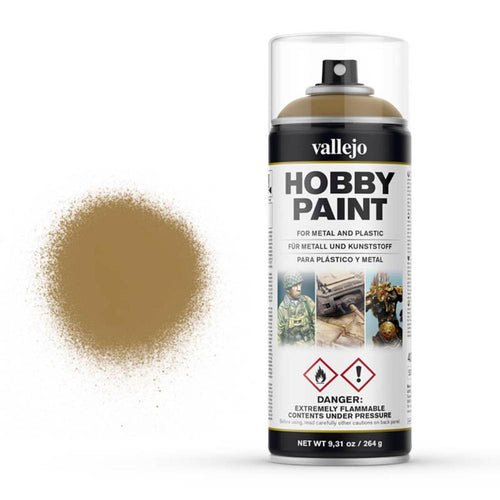 Spray Hobby Paint 400 ml Vallejo & 28015 Spray Amarillo Desierto