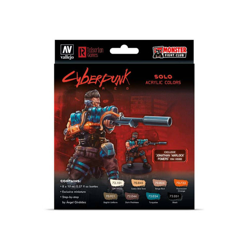 Set Cyberpunk Red Solo Game Color Vallejo