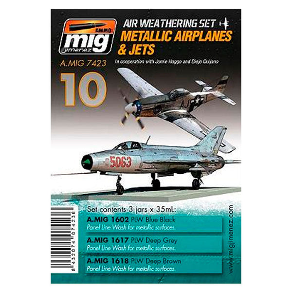 Set Weathering Metallic Airplanes and Jets Ammo