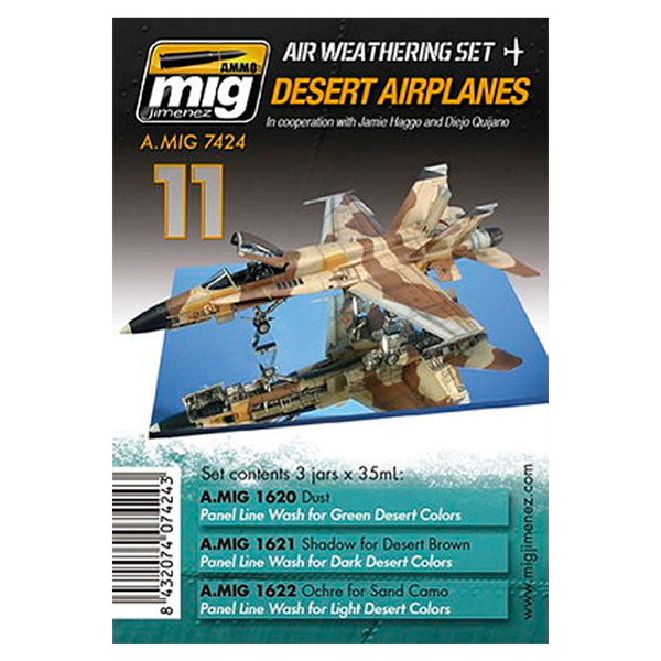 Set Weathering Metallic Desert Airplanes Ammo