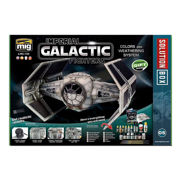 Maqueta Imperial Galactic Fighters Solution Box Ammo