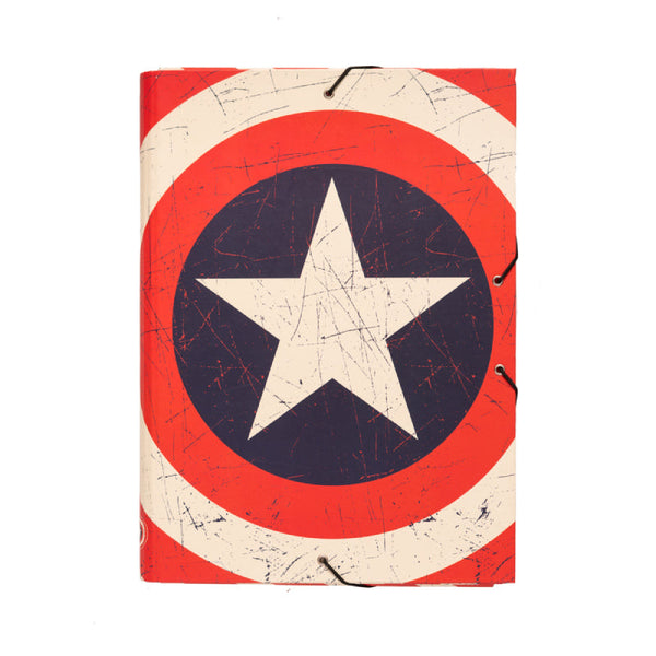Carpeta Solapas Captain America Shield MARVEL