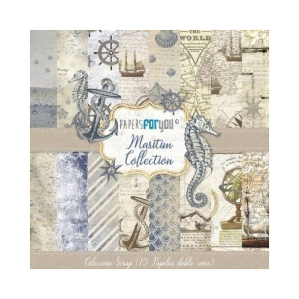 Set Papeles Scrap 30x30 Marítim Papers For You