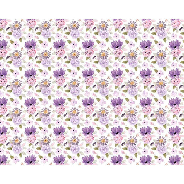 Tela Encuadernar Violet Blossoms 70x50 Papers For You