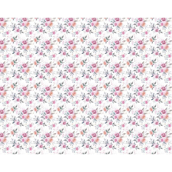Tela Encuadernar Small Roses 70x50 Papers For You