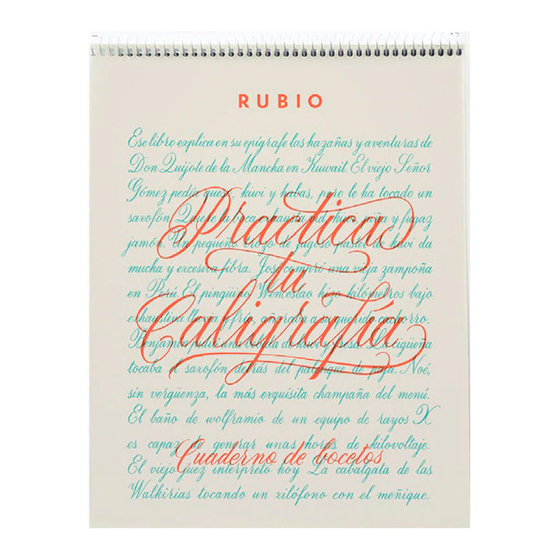 Cuaderno Bocetos Caligrafía El Rubio