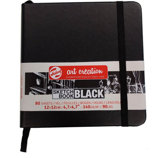 Bloc Sketchbook Negro 12x12 cm ART CREATION Negro