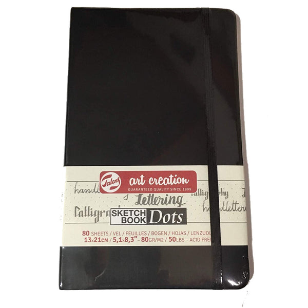 Bloc Sketchbook Negro 13x21 cm ART CREATION Puntos