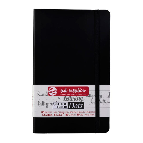 Bloc Sketchbook Negro A4 Apaisado ART CREATION Puntos