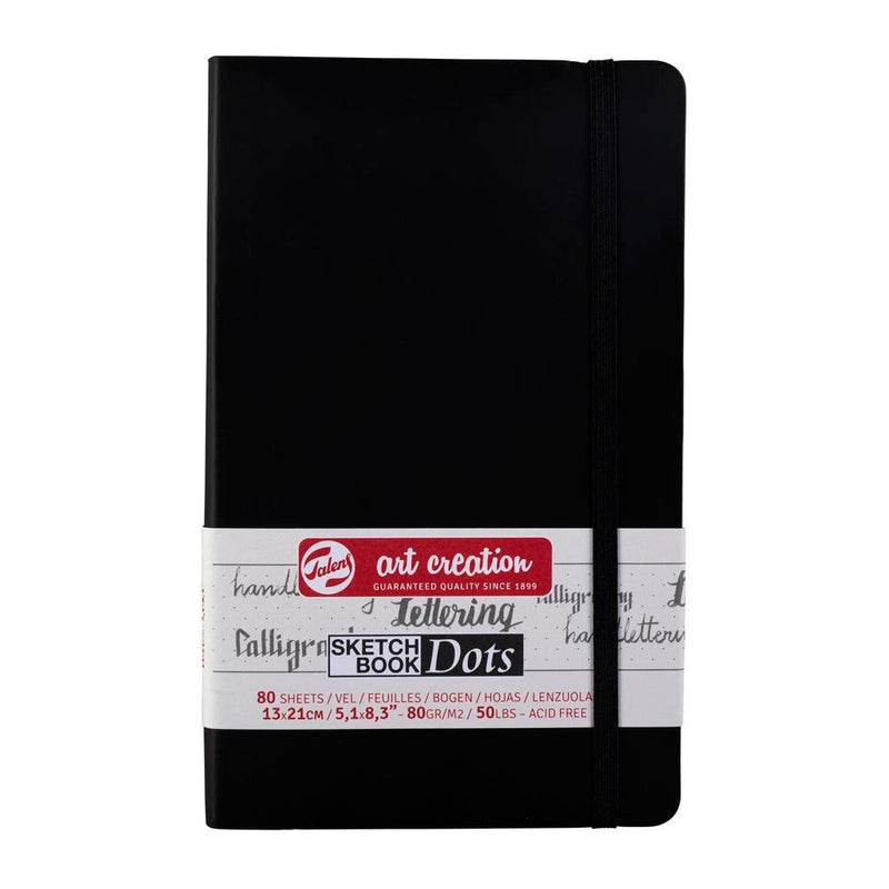 Bloc Sketchbook Negro A4 Apaisado ART CREATION Puntos