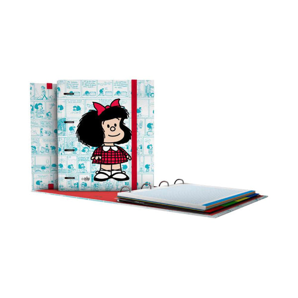 Carpebook A4 Mafalda Viñetas Grafoplás
