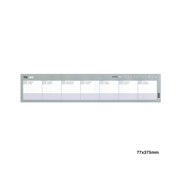 Planificador Semanal Horizontal To-do Miquelrius