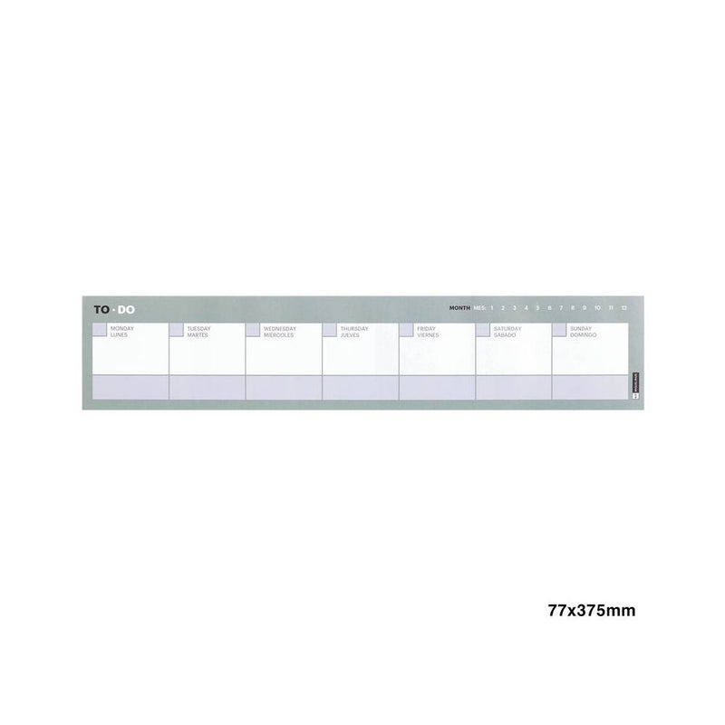 Planificador Semanal Horizontal To-do Miquelrius